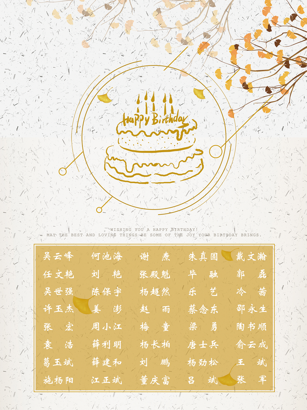 【生日祝福】恭祝9月生日的員工生日快樂！